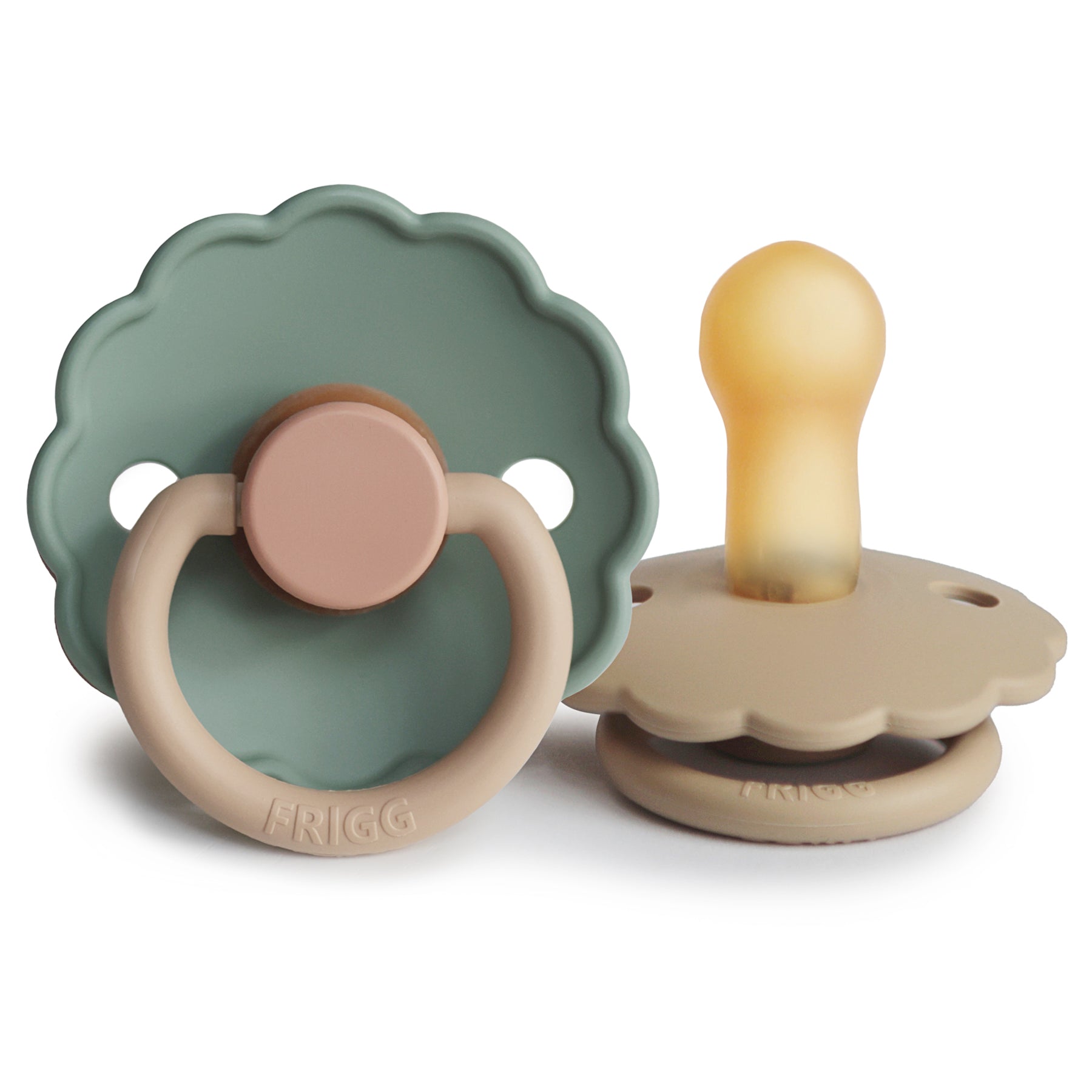 Image of FRIGG Daisy Natural Rubber Pacifier 2-Pack