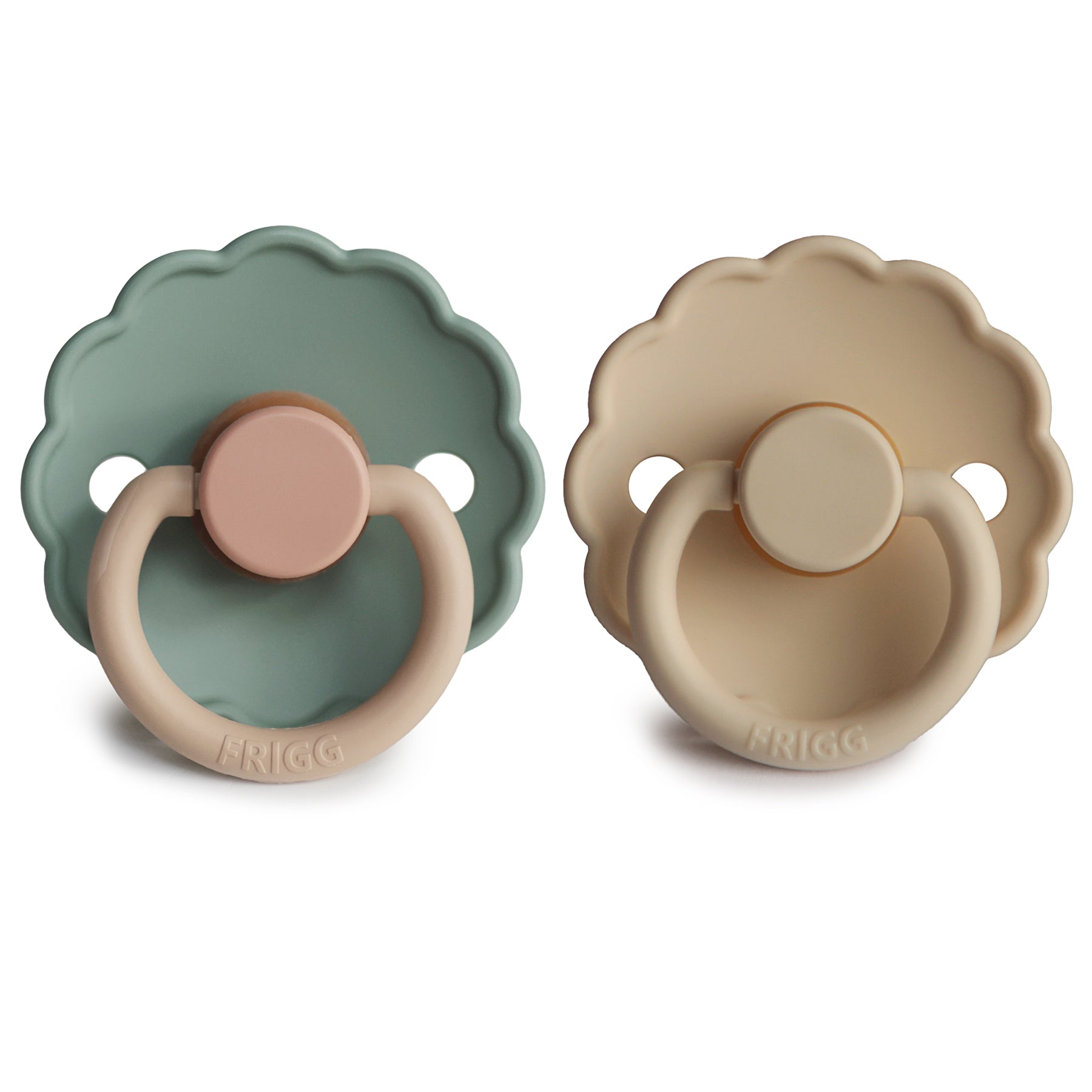 Image of FRIGG Daisy Natural Rubber Pacifier 2-Pack