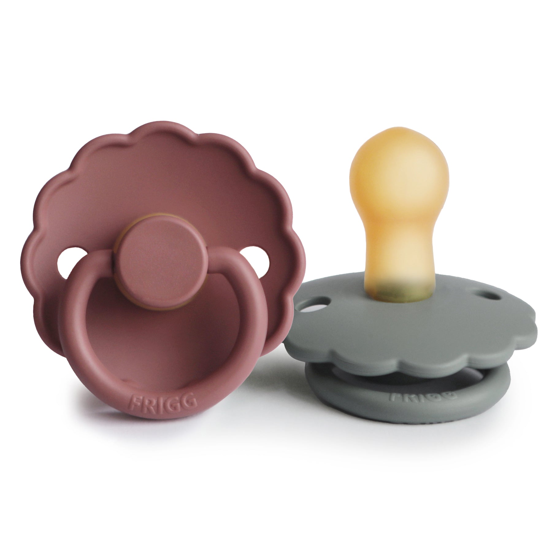 Image of FRIGG Daisy Natural Rubber Pacifier 2-Pack