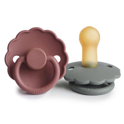 Image of FRIGG Daisy Natural Rubber Pacifier 2-Pack