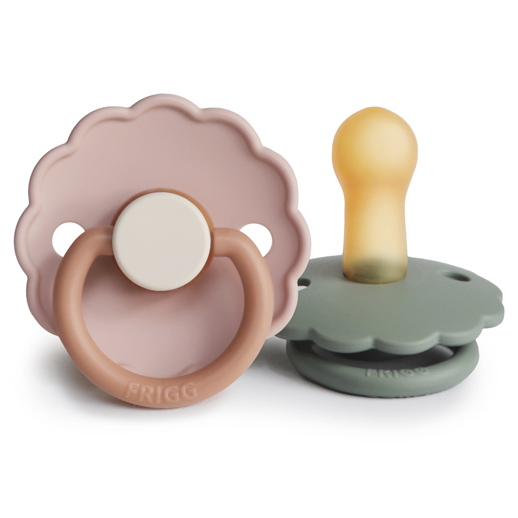 Image of FRIGG Daisy Natural Rubber Pacifier 2-Pack