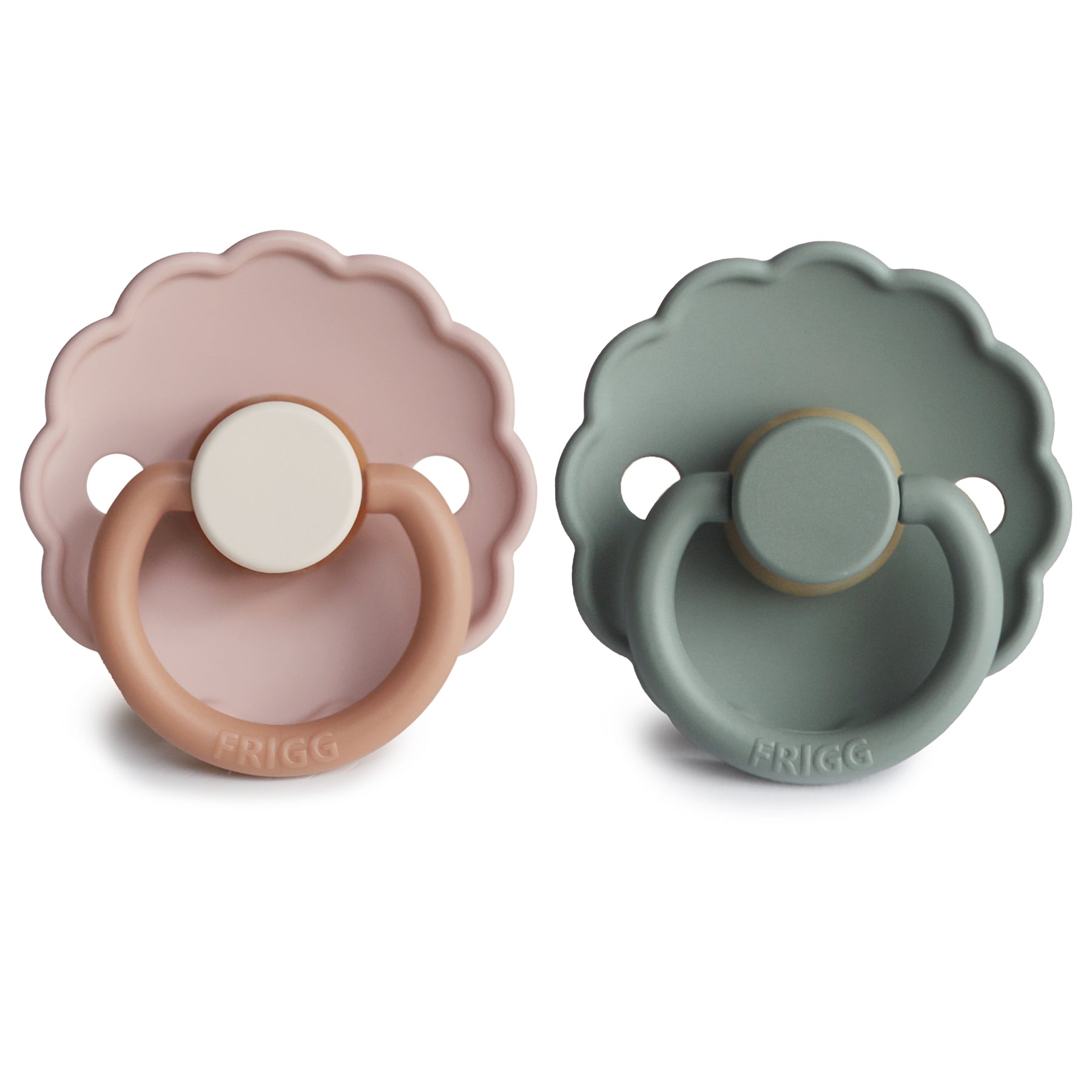 Image of FRIGG Daisy Natural Rubber Pacifier 2-Pack