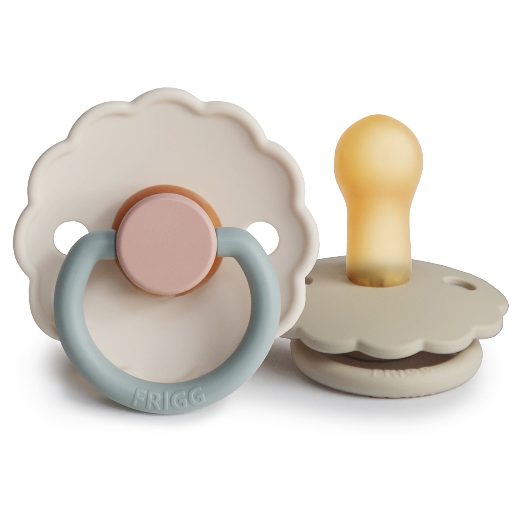 Image of FRIGG Daisy Natural Rubber Pacifier 2-Pack
