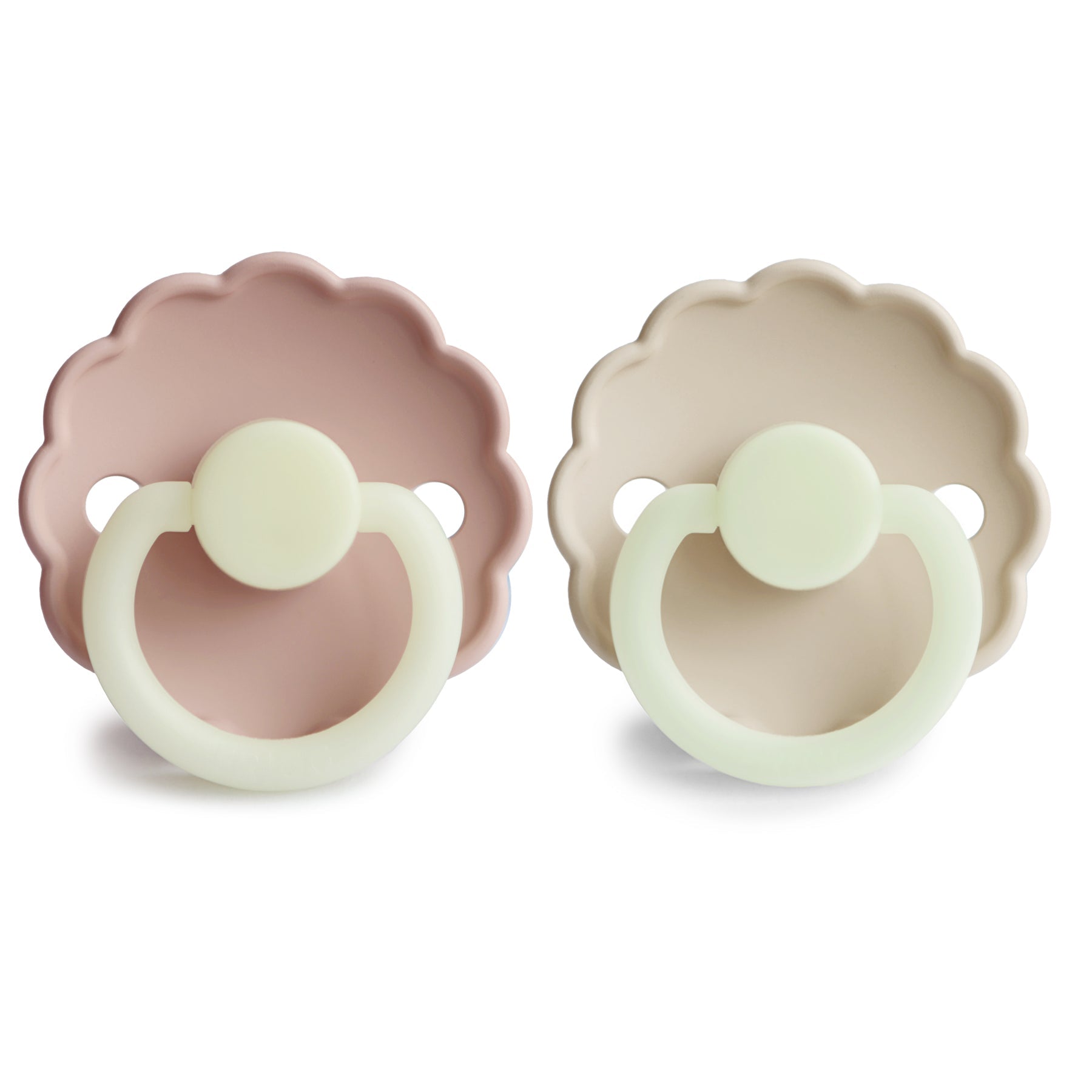 Image of FRIGG Daisy Night Silicone Pacifier 2-Pack