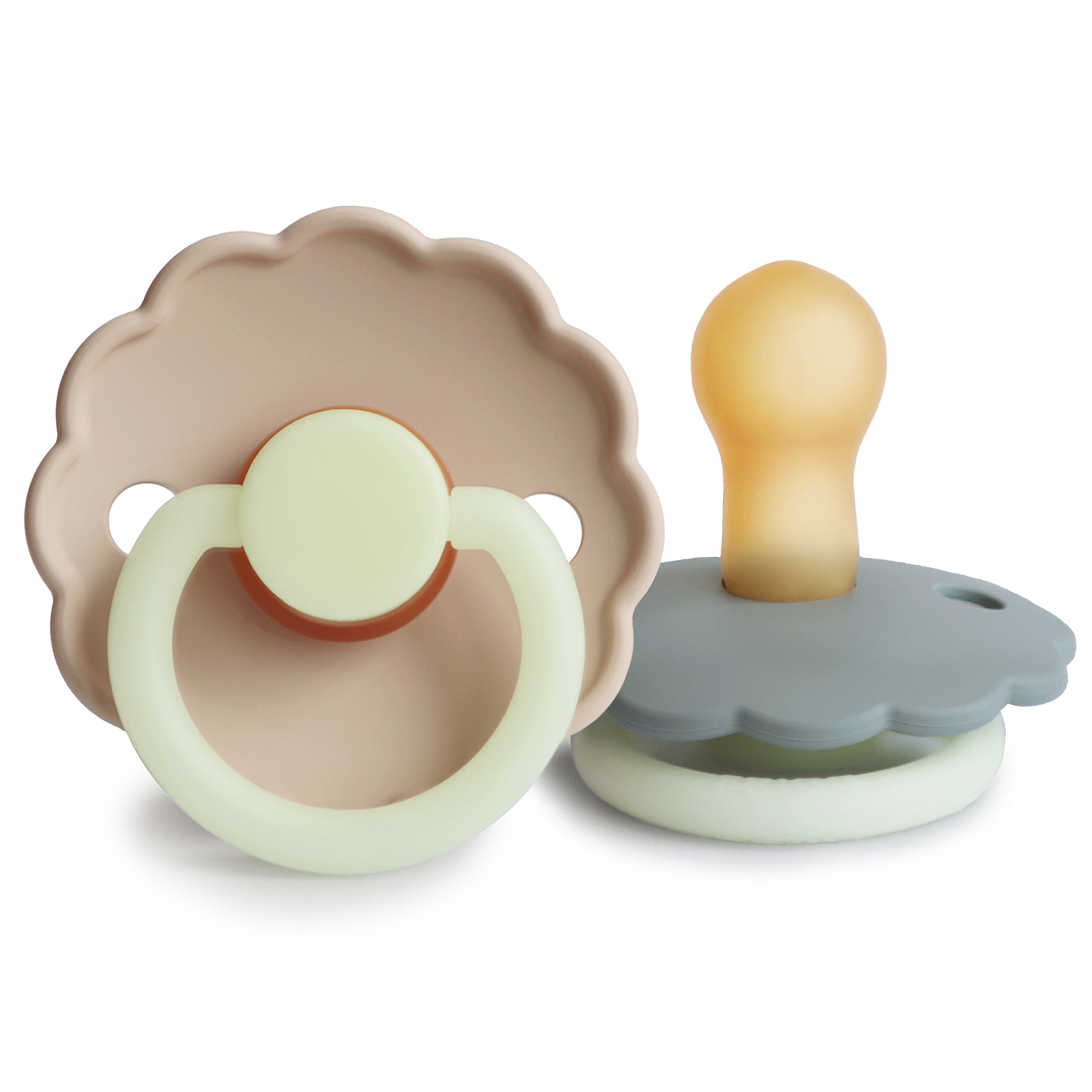 Image of FRIGG Daisy Night Natural Rubber Pacifier 2-Pack