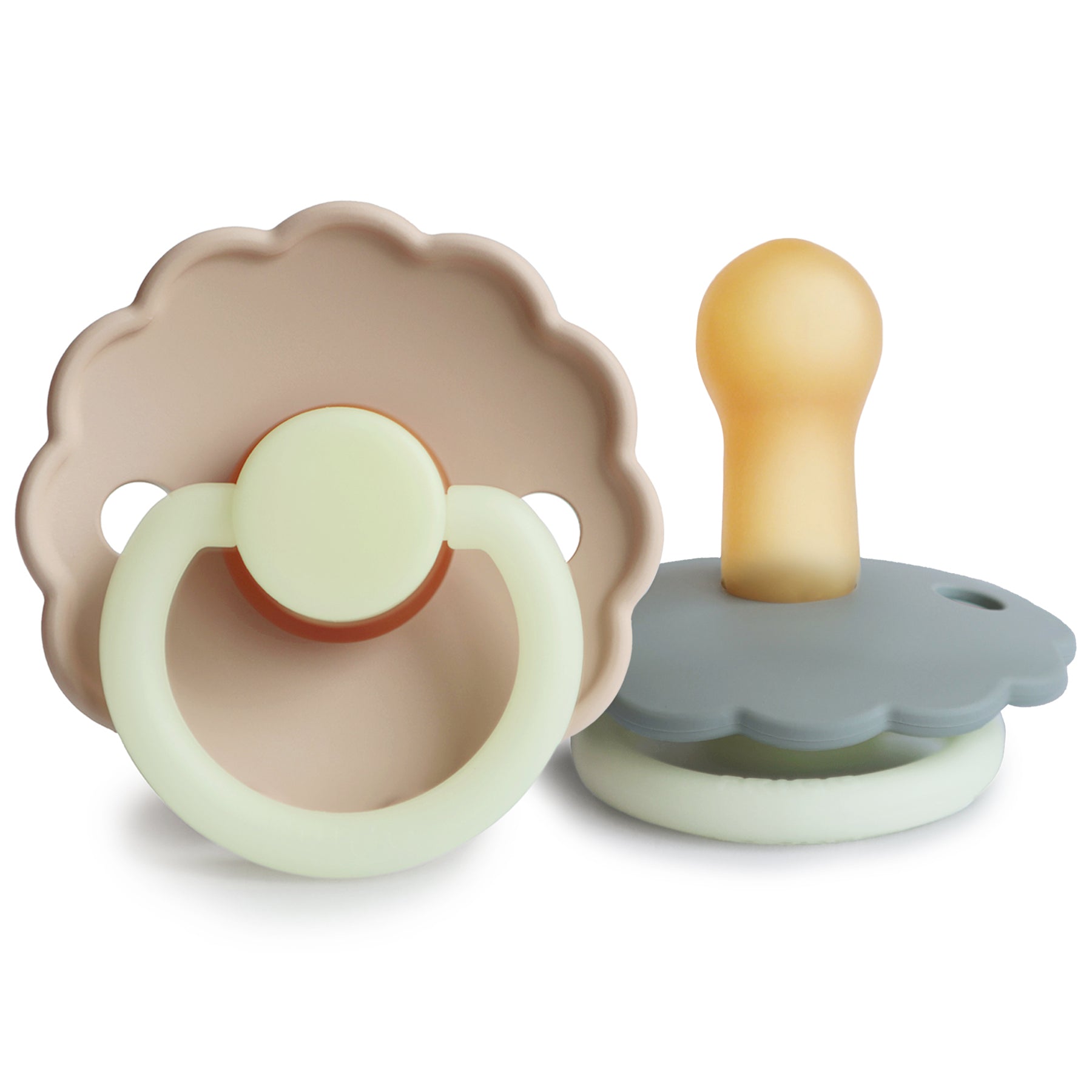 Image of FRIGG Daisy Night Natural Rubber Pacifier 2-Pack