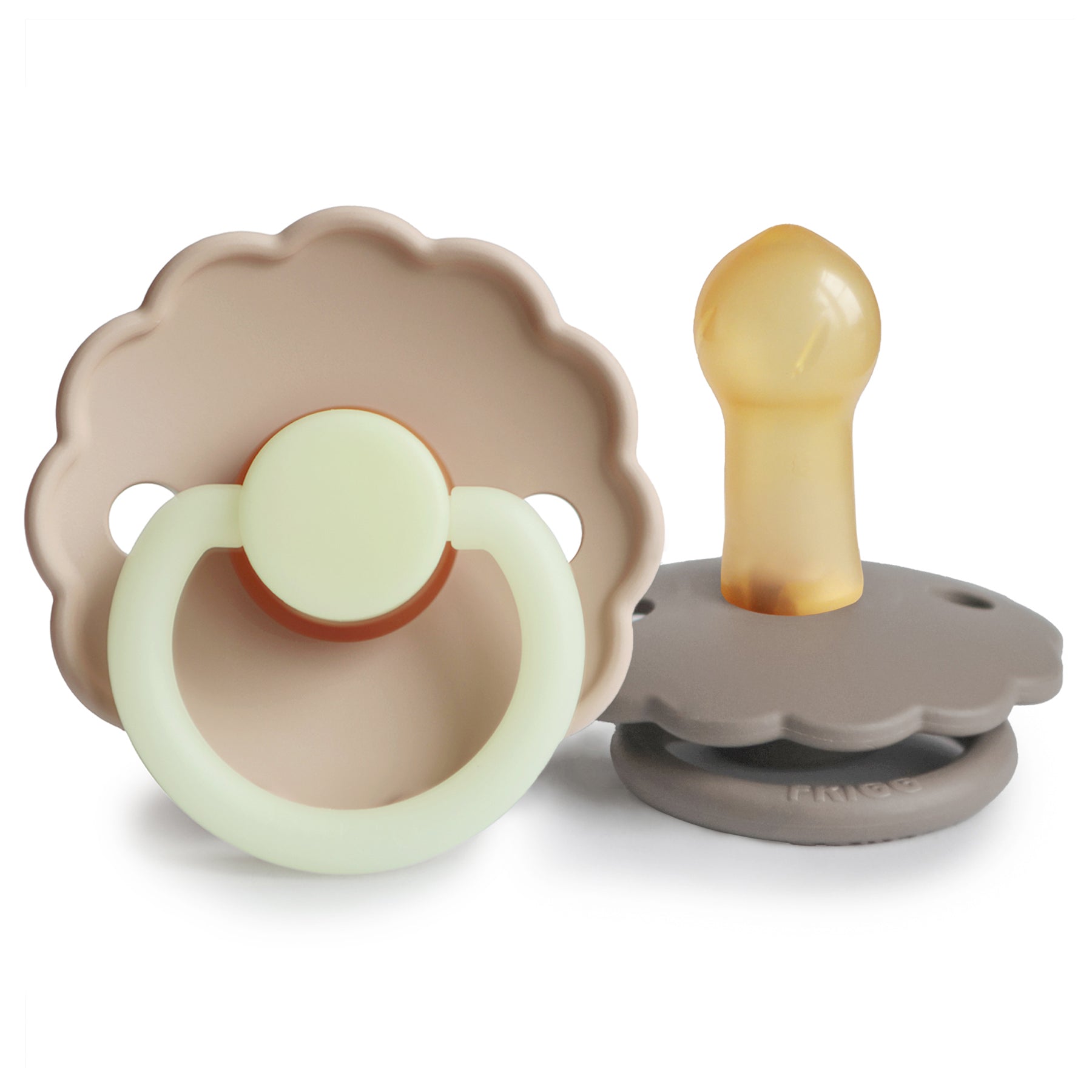 Image of FRIGG Daisy Night Natural Rubber Pacifier 2-Pack