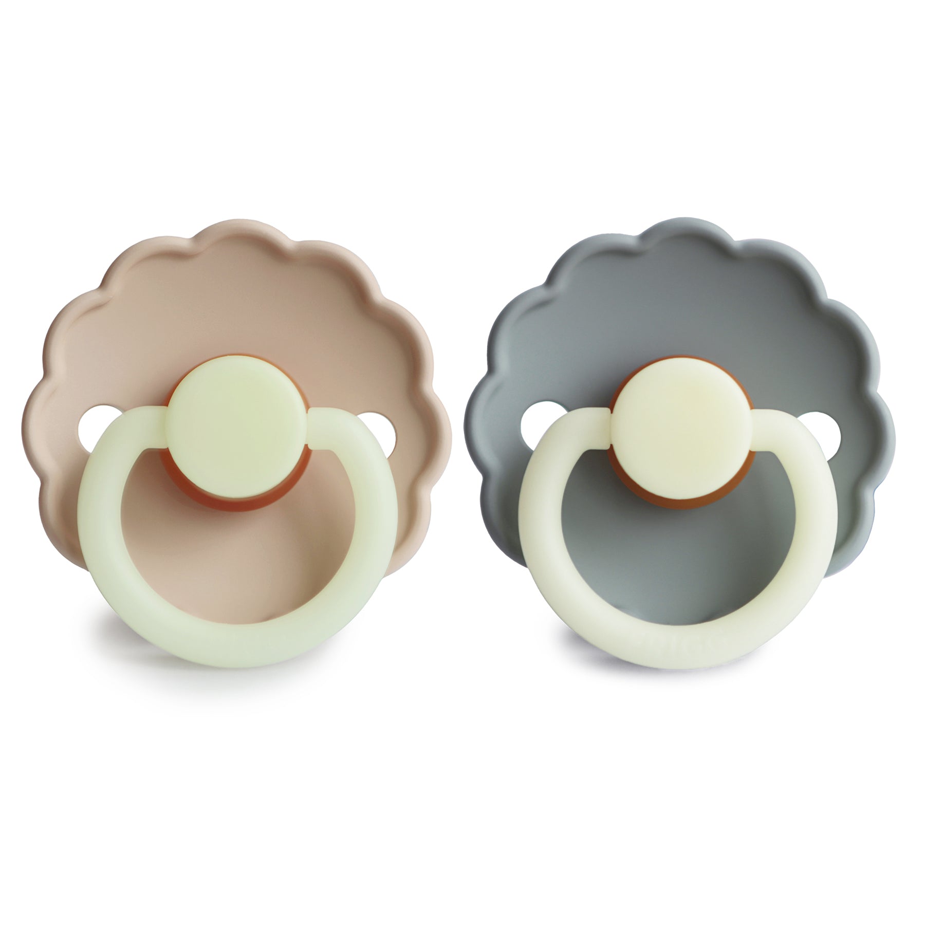Image of FRIGG Daisy Night Natural Rubber Pacifier 2-Pack