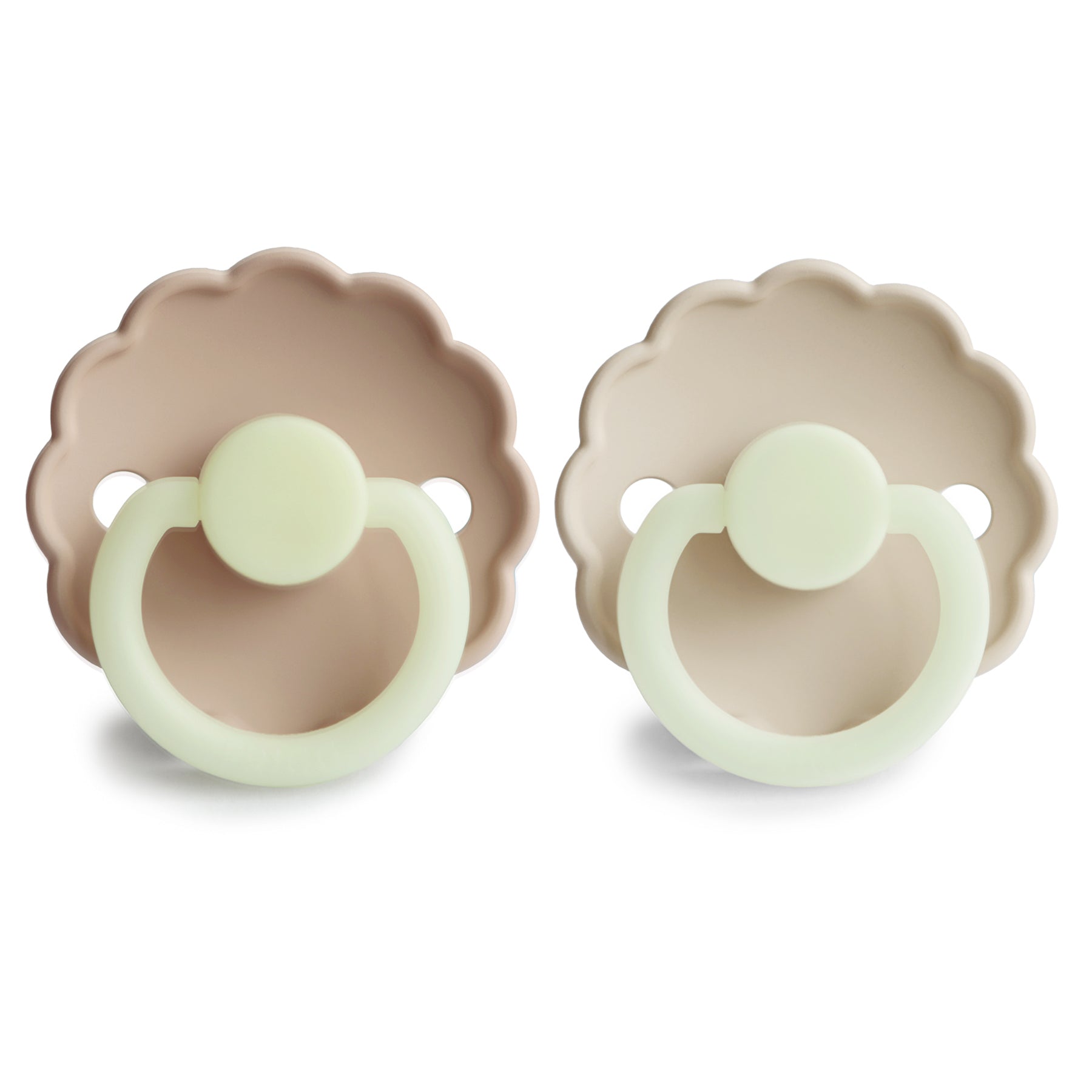 Image of FRIGG Daisy Night Silicone Pacifier 2-Pack