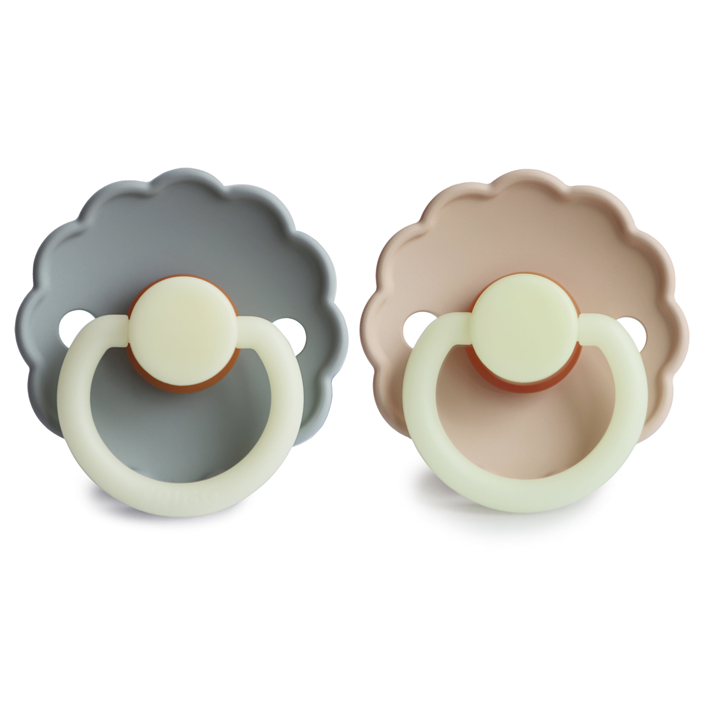 Image of FRIGG Daisy Night Natural Rubber Pacifier 2-Pack