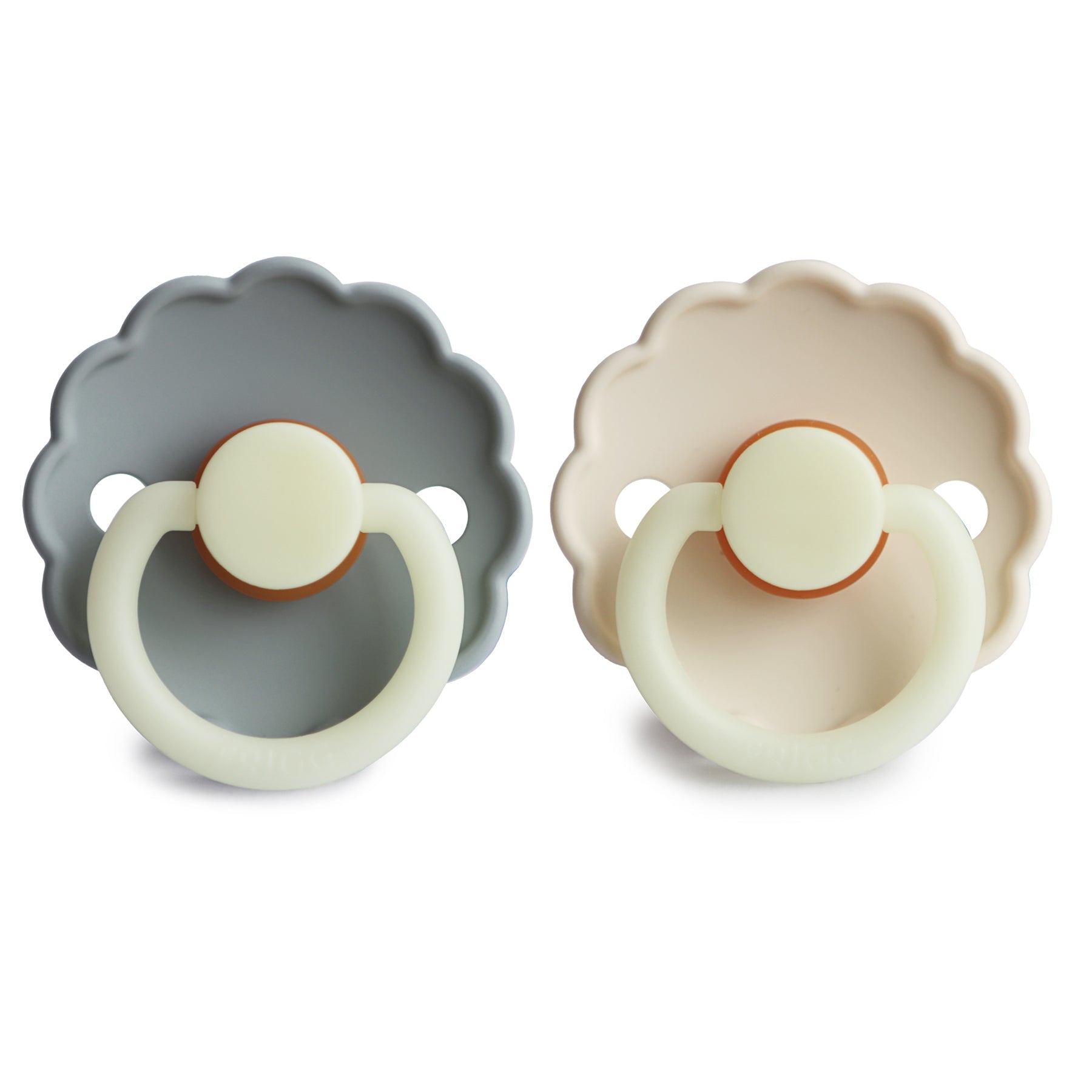 Image of FRIGG Daisy Night Natural Rubber Pacifier 2-Pack