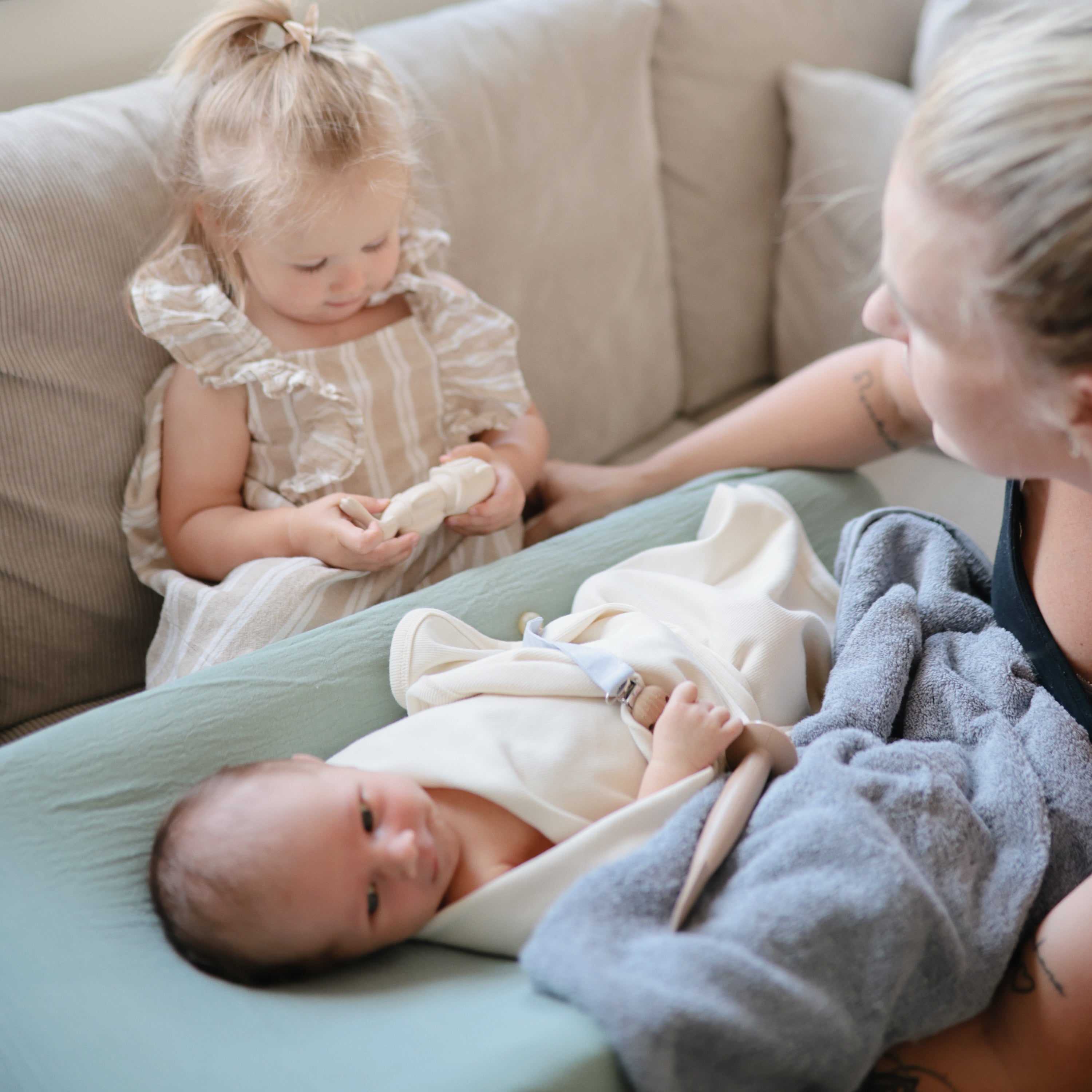 Image of Organic Cotton Baby Hooded Towel