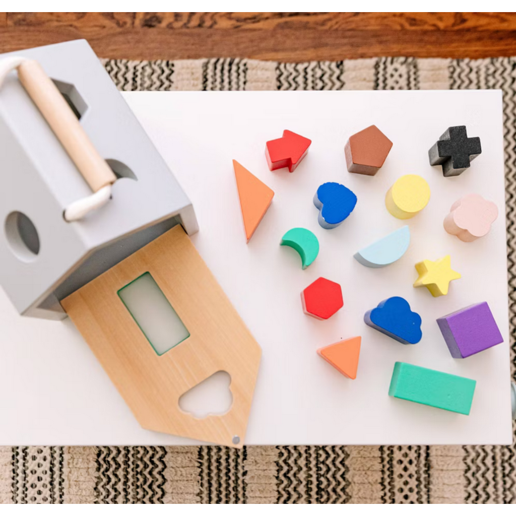 Wonder and Wise Hip Shape Wood Sorter