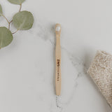 Bamboo Toothbrush - Child - Zero Waste Toothbrush, Plastic Free, Compostable, Castor Bean Bristles