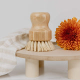 Dish Brush - Short Handle Dish Brush, Bamboo, Plastic Free, Compostable