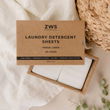 Laundry Detergent Sheets - Zero Waste Laundry Detergent, Eco-Friendly, Plant Based, Allergen-Free, 60 Loads