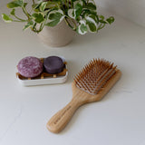 Bamboo Hair Brush - Zero Waste Hair Brush, Plastic Free, 100% Bamboo, Compostable