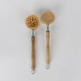 Long Handle Dish Brush - Agave Dish Brush, Plastic Free, Replaceable Heads