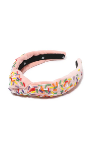 Strawberry Sprinkles Knotted Headband