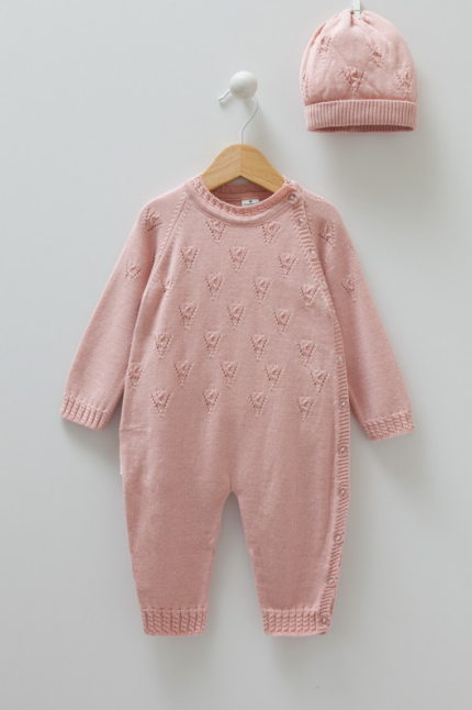 Lara Kids - Grenouillère bébé rose 8644