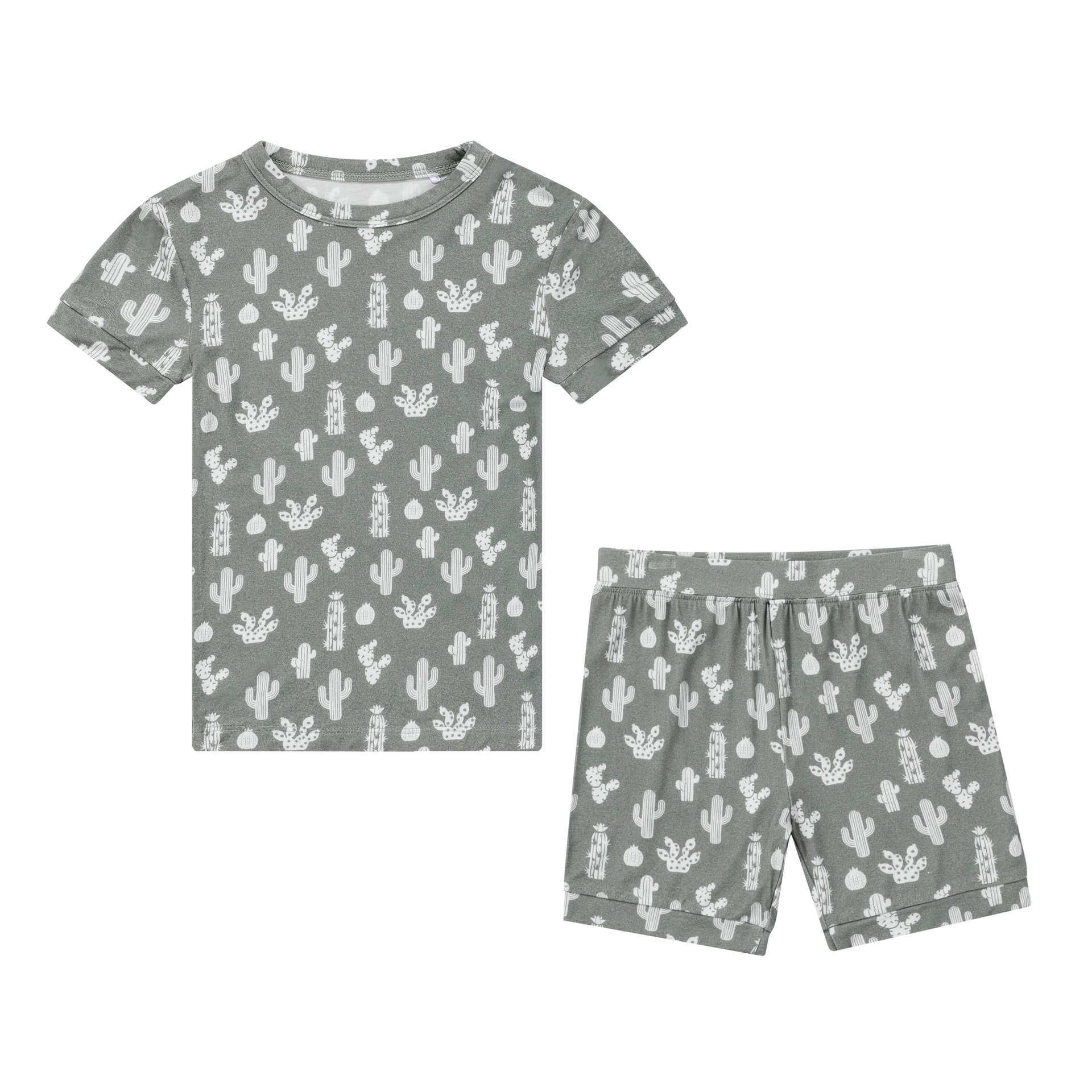 Emerson and Friends - Stay Sharp Bamboo Short Sleeve Kids Pajama Shorts Set: 6-7T