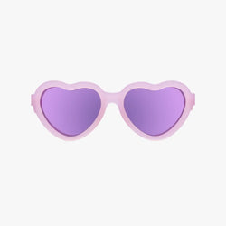 Image of Babiators - Polarized Heart Sunglasses: Ages 0-2 / Frosted Pink