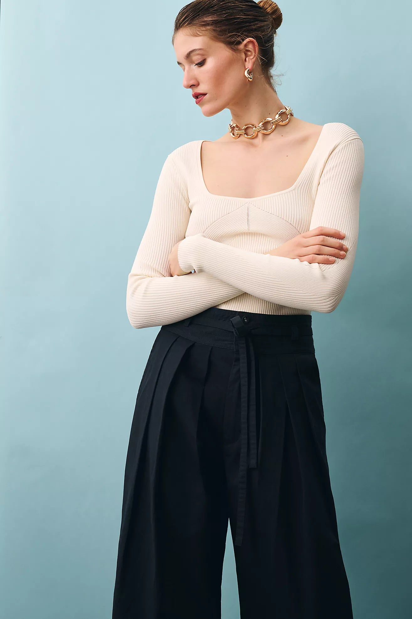 Image of Mick Wide Leg Trouser