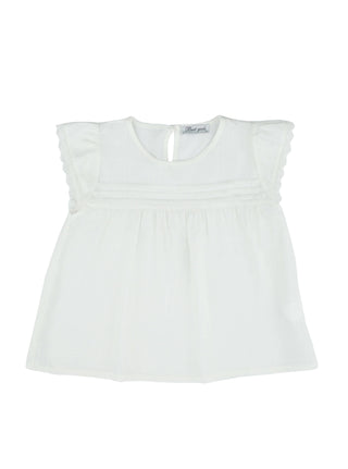 Lara Kids - Blouse blanche 3985