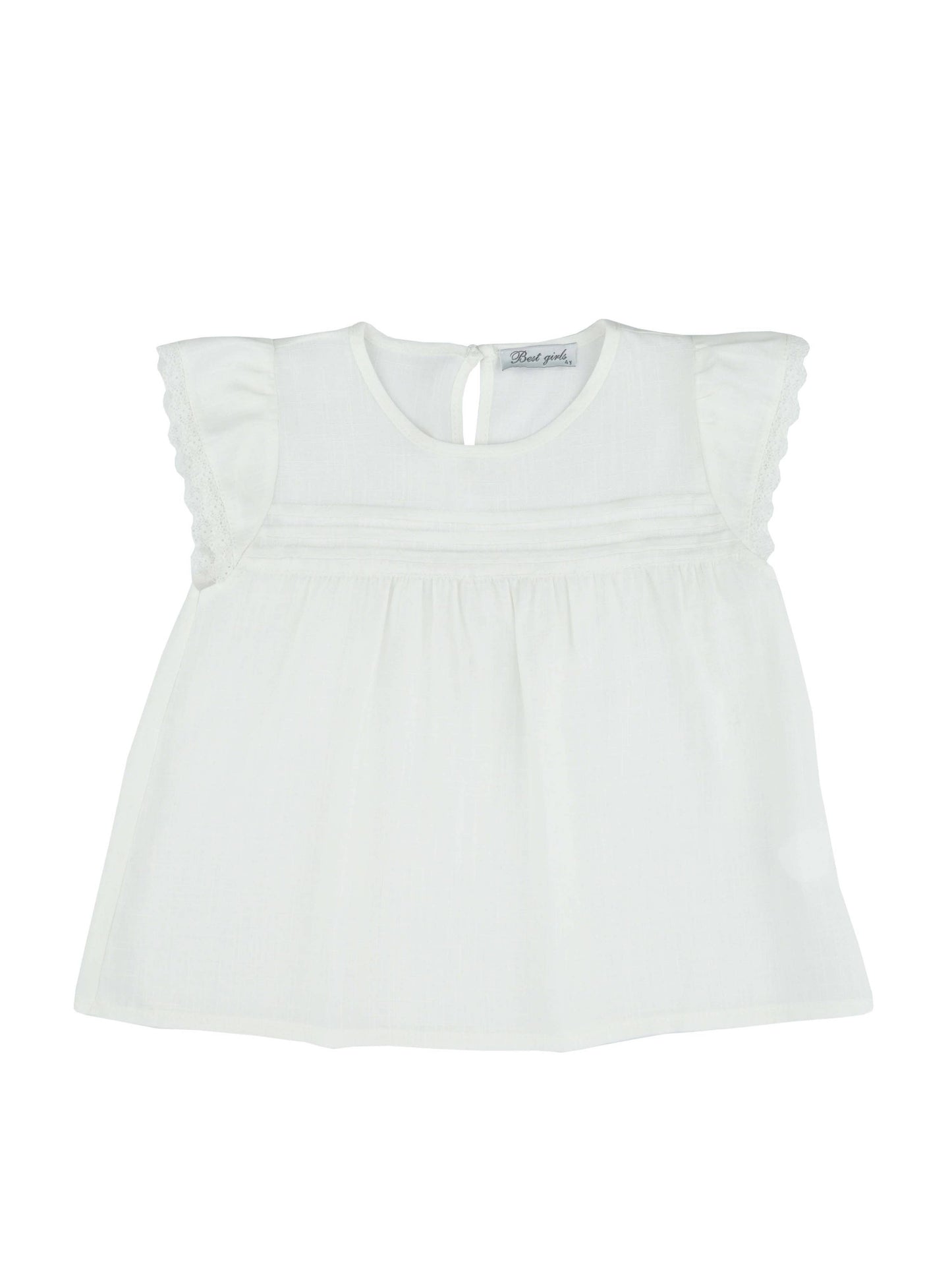 Lara Kids - Blouse blanche 3985