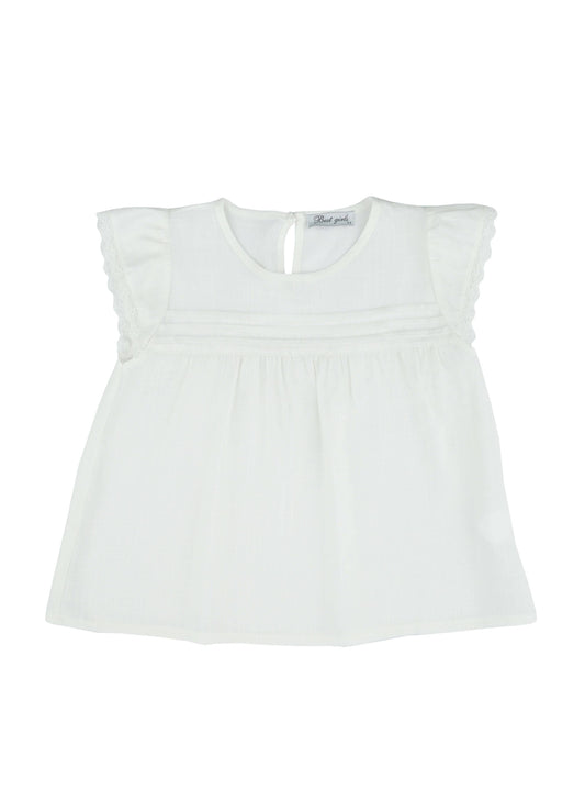 Lara Kids - Blouse blanche 3985