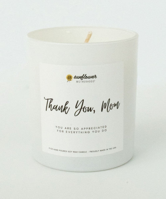 Sunflower Motherhood - Thank You Mom Candle