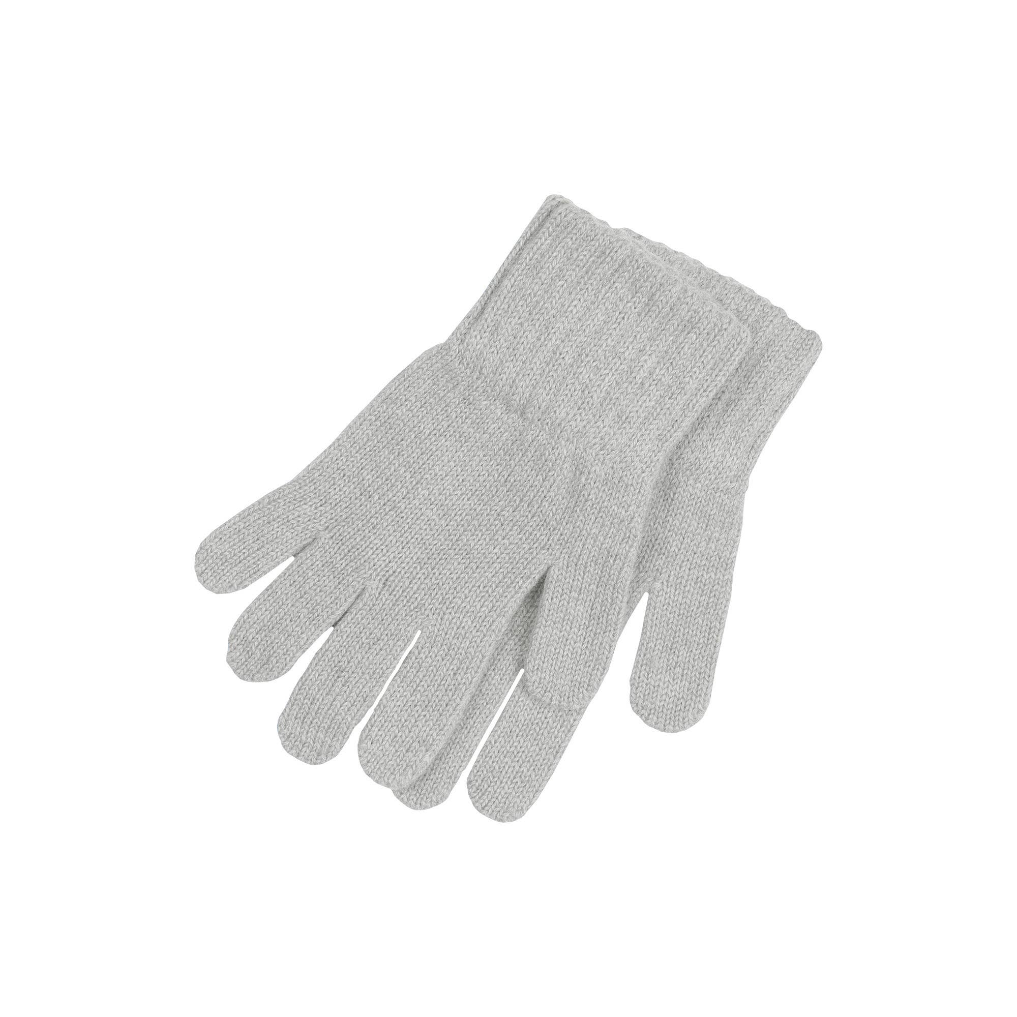 menique - Kids' Gloves Knitted Merino & Cashmere: 1-3 years / Light gray