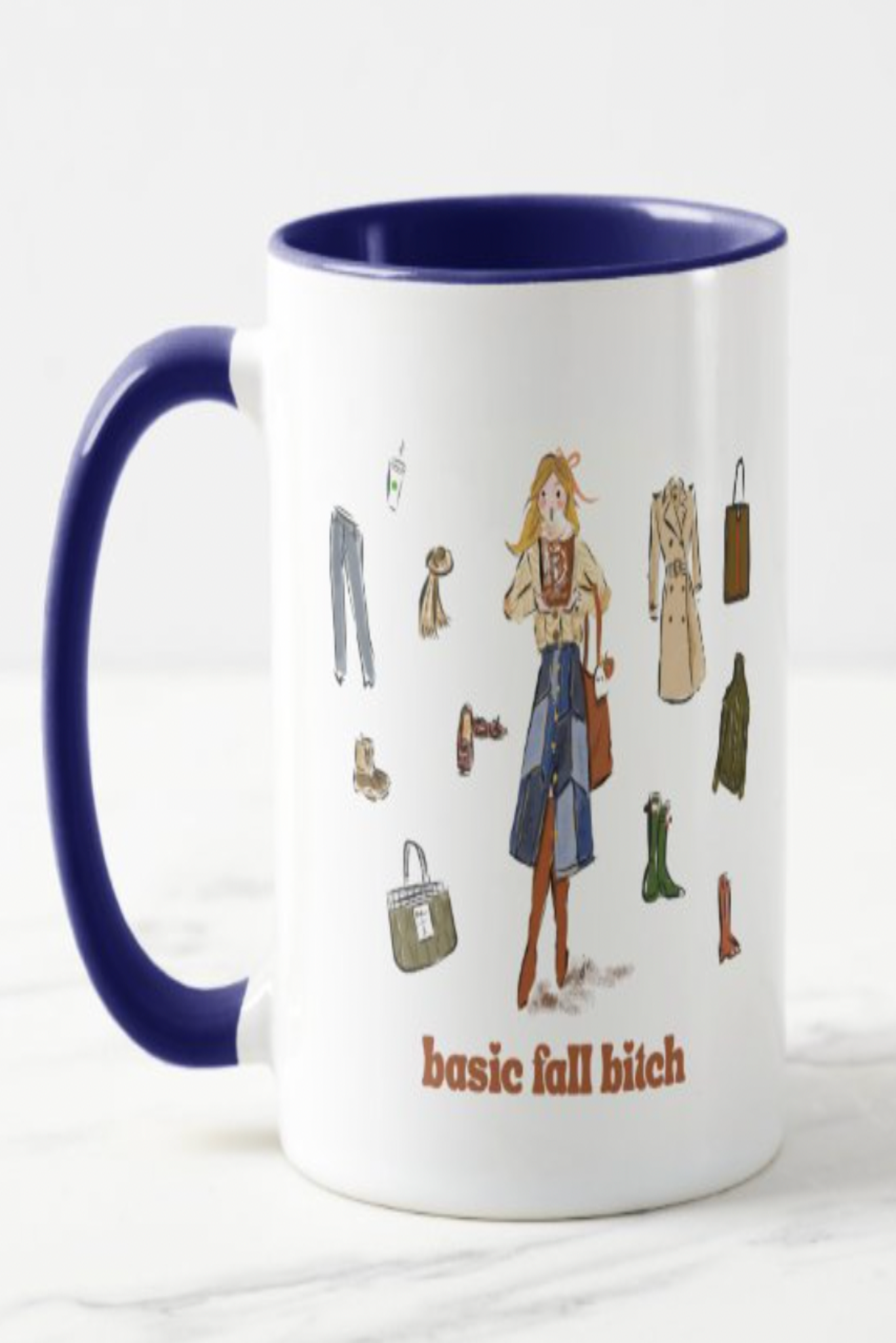 Jennifer Vallez - 2023 Basic Fall Bitch Mug: Brunette / 15