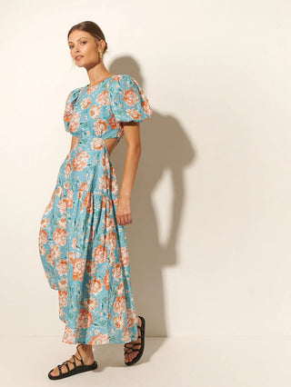 Josette Open Back Midi Dress