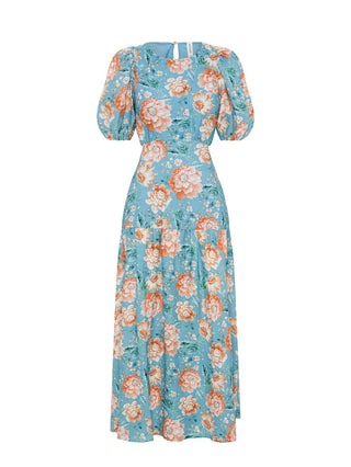 Josette Open Back Midi Dress