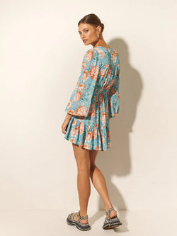 Image of Josette Tie Front Mini Dress