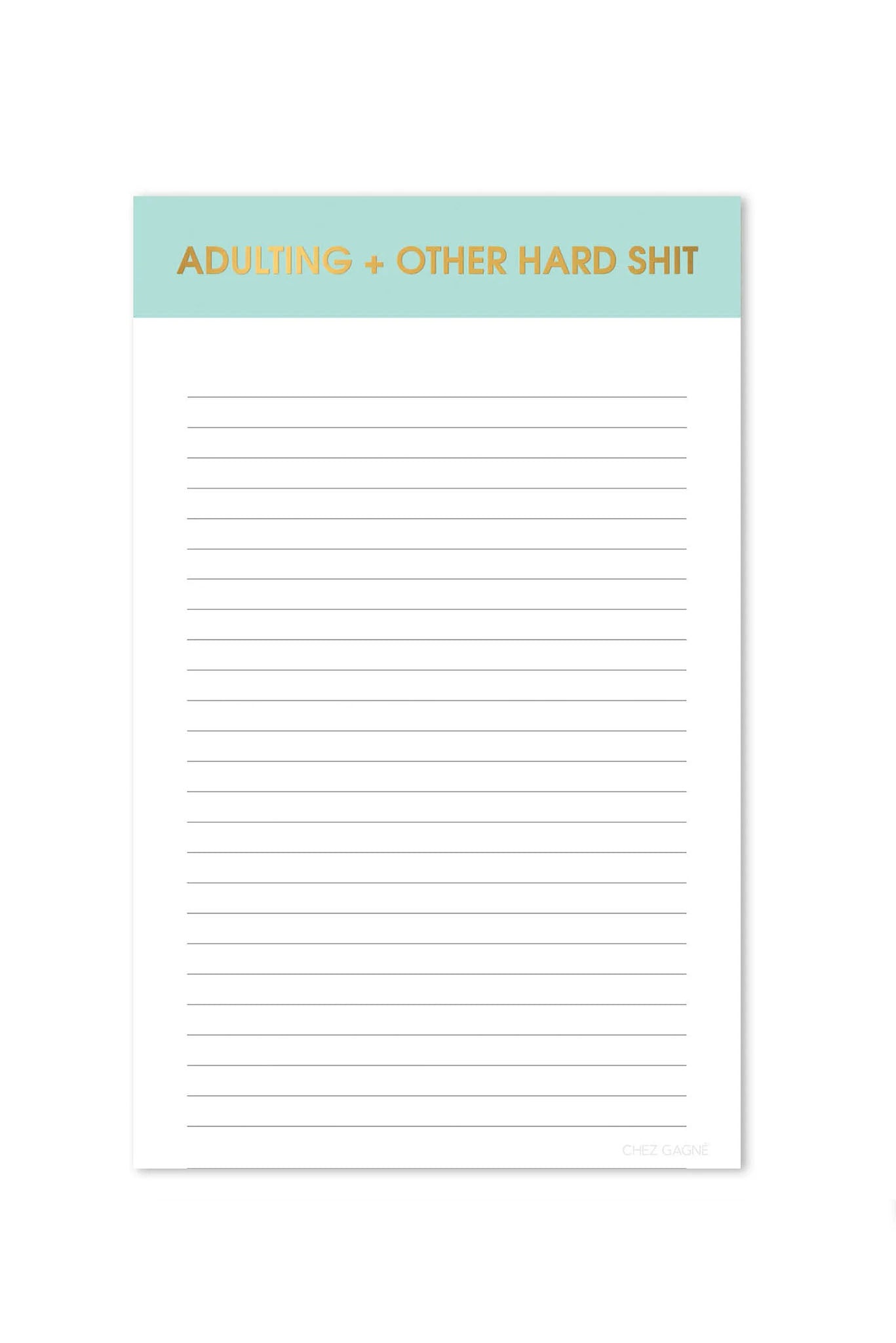 Adulting + Other Hard Shit - Notepad