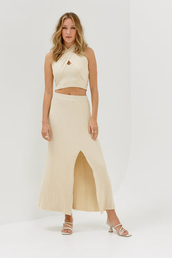 Image of Bound Knit Skirt