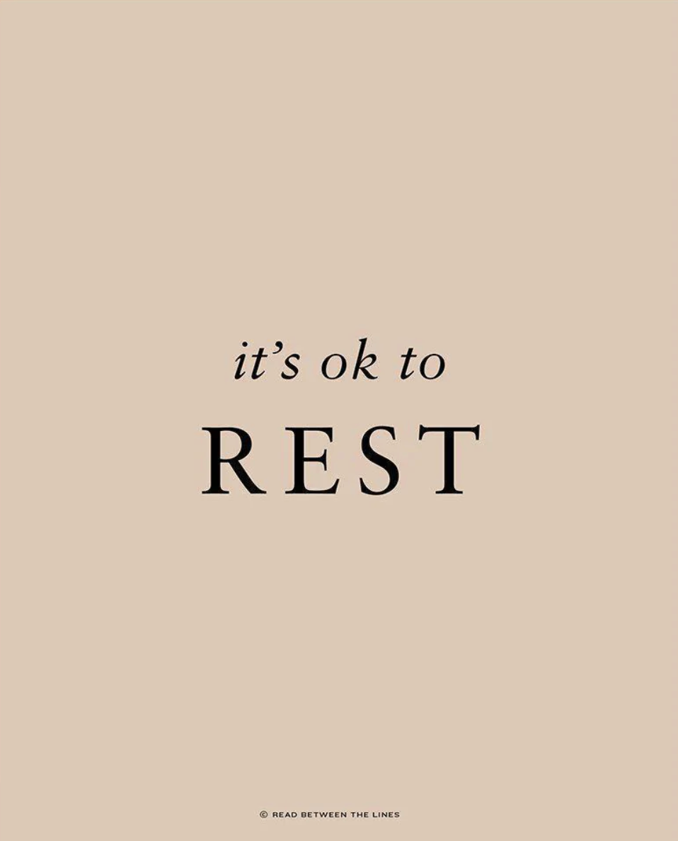 It's Ok to Rest Art Print