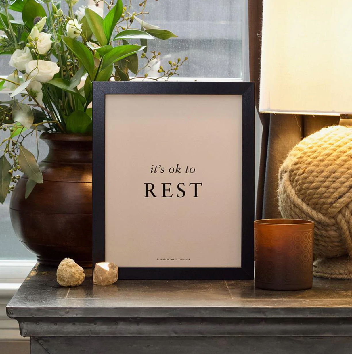 It's Ok to Rest Art Print