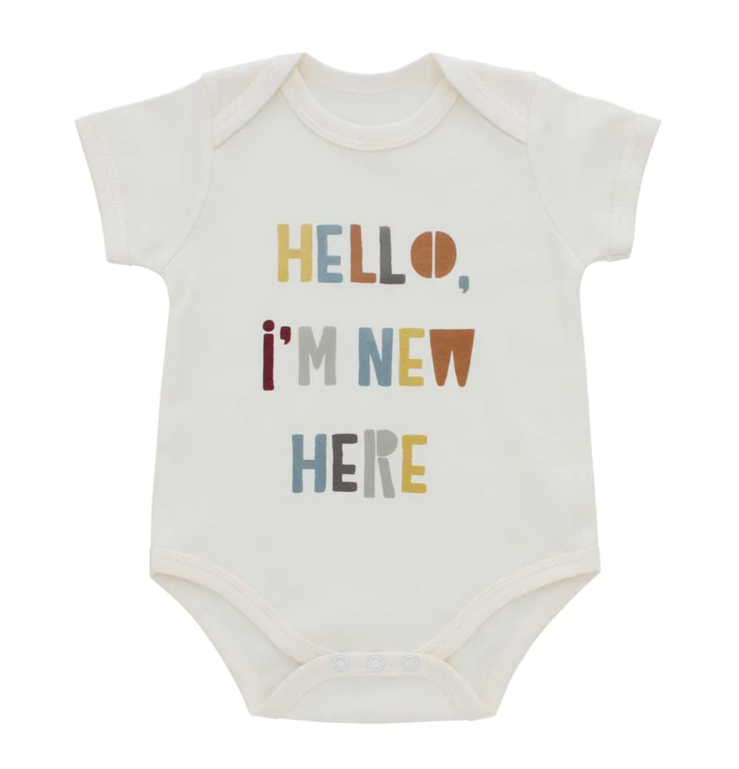 Emerson and Friends - Hello I'm New Here Cotton Baby Onesie Newborn Baby Gift