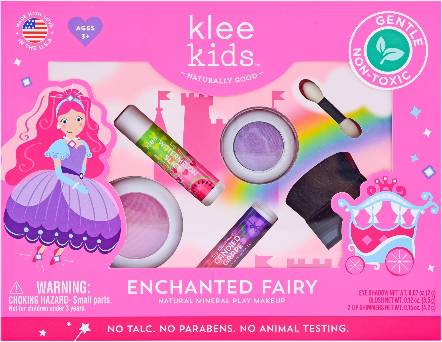 Klee Naturals - Enchanted Fairy - Klee Kids Natural Play Makeup 4-PC Kit