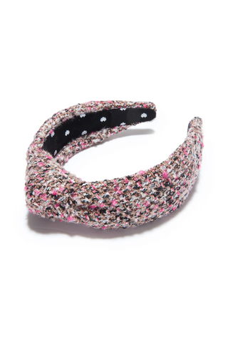SIBERIAN BLOOM GLITTER SWEATER KNOTTED HEADBAND